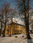 Spuren im Schnee in Harkensee