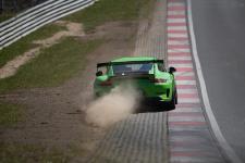 The Porsche 911 GT3 RS MR laps the 20.832-kilometre-long Nürburgring-Nordschleife in 6:54.340 minutes