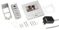 Somikon Video-Türsprechanlage VSA-400 mit Farbdisplay, LED-Licht & Türöffnungsfunktion