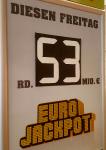 Rund 53 Millionen warten im Eurojackpot