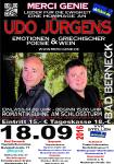 Merci Genie - eine Hommage an Udo Jürgens am 18.09. um 15:00 auf der Romantikbühne am Schlossturm
