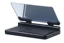 Lescars Head-up-Display V4-PRO mit Qi-kompatibler Ladefläche für Smartphones bis 5,5"