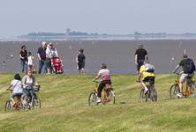 Rad fahren zwischen Heide und Meer