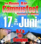 Hochschulangehörige und Gäste feiern Ende des Akademischen Jahres 2016/2017 am 17. Juni 2016 mit dem 14. Campusfest "Sommer in Wildau"