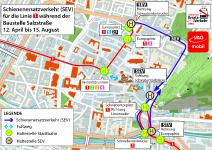 Gleissanierung in der Salzstraße: Bauen auf stadthistorischem Grund