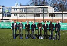 Akademie-Erweiterung / Spatenstich für neues U23-Funktionsgebäude am Porschestadion