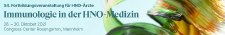 Immunologie in der HNO-Medizin - HNO-Fachkongress findet als Präsenzveranstaltung statt