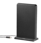 auvisio Aktive Zimmerantenne für DVB-T/T2 & DAB/DAB+, 35 dB Signalverstärkung