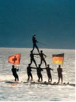 Indianische Tänze und Wasserski-Show