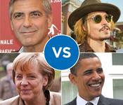 Angie oder Barack, Johnny oder George: Bei wem zu Hause wollen die Deutschen am liebsten Urlaub machen?