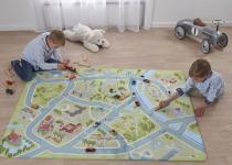 NEU: Samtweicher Spielteppich im Stadt-Design STUTTGART