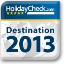 Teneriffa erhält Auszeichnung als HolidayCheck Destination 2013