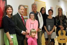 Vernissage Begegnung hoch² im Diak Schwäbisch Hall