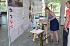 Bauarbeiten im Atrium - Ausstellung auf der Kreativbaustelle