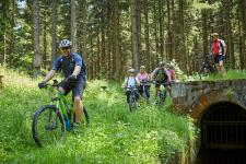 Radfahrer nutzten das "Sattelfest" für Ausflüge in die Region