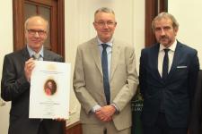 Diesjähriger Carsten-Niebuhr-Preis für internationalen Kulturaustausch der Deutsch-Arabischen Gesellschaft ging an den Orientwissenschaftler Walter Sommerfeld