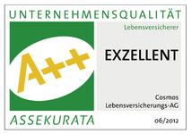 Erneut exzellentes Assekurata-Rating für die Cosmos Lebensversicherungs-AG