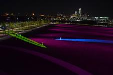 Dan Corson Transforms Council Bluffs, Iowa's River's Edge Park Into Interactive Art Landscape With HARMAN's Martin Professional Lighting
