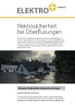 Elektrosicherheit bei Überflutungen