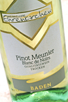 Spezialität aus Baden: Pinot Meunier Blanc de Noirs vom Weinkeller Ehrenkirchen -schön zu Spargel