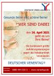 Deutscher Venentag® findet 2021 überwiegend online statt