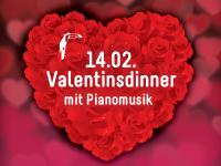 Romantisches Menü mit Piano und mehr Valentinstag bei Van der Valk in der Seenplatte