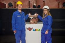 Kiellegung für AIDAcosma auf der Neptun Werft in Rostock