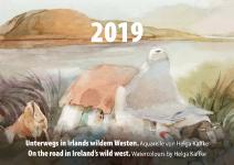 “On the road in Ireland’s wild west” - Calendar of watercolours by Helga Kaffke at EDITION digital