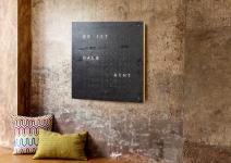 QLOCKTWO® creator's edition metamorphite - carved in stone