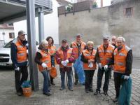 Projekt "Sauberes Breisach" - Auftakt zur "Stadtputzete" 2017