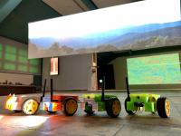 Per Roboter im Museum - eine Fahrt durch die geschlossene Ausstellung: "Der Wille und der Berg. Mind over Matter"