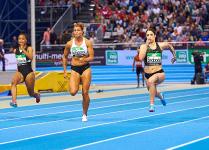60 Meter der Frauen: Swoboda, Asher-Smith, Del Ponte und Pinto versprechen beim INDOOR MEETING Karlsruhe Weltklasse