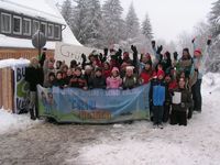 Grüne Quiz-Schranke zur Rettung der Natur - Zukunftsscouts der BUNDjugend im Nationalpark Harz aktiv für die Umwelt