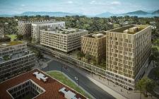 Implenia realisiert fünf kommerzielle Gebäude im neuen «Quartier de l'Étang» in Vernier