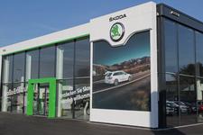 Umstellung der ŠKODA Händler auf neues Corporate Design bundesweit voll in Fahrt