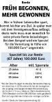 Früh gewinnt: 100.000 Euro bis zur Rente - so einfach geht's