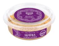 Hummus neu verpackt und gebrandet