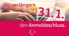 Anmeldung zum Fernstudium jetzt noch bis zum 31. Januar möglich