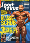SPORTREVUE 1/09 präsentiert den neuen Mr. Olympia Dexter Jackson!