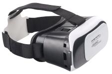 PEARL Virtual-Reality-Brille VRB58.3D für Smartphones, 3D-Justierung