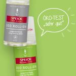Speick Men Active Deo Roll-on & Speick Natural Aktiv Deo Roll-on erhalten Bestnote „sehr gut“ für Wirkung und Inhaltsstoffe von ÖKO-TEST
