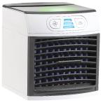 Sichler Haushaltsgeräte 2in1-Tisch-Luftkühler und -Luftbefeuchter LW-110, Ultraschall-Vernebler, LEDs