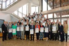 46 Goldene Meister 2019 aus Mannheim und Umgebung haben vor 50 Jahren die Meisterprüfung absolviert