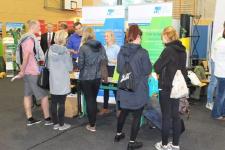 TH Wildau mit Informationsstand auf der 9. Bildungsmesse "Zukunft Ausbildung!" am 8. September 2018 in Königs Wusterhausen