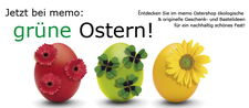 Ökologisch und originell: nachhaltig gute Ideen im memo-Ostershop