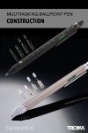 The multitasking ballpoint pen CONSTRUCTION really has a lot on it - and in it