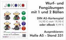 Jonglieren lernen in max. 7 Min. - kostenfrei auf der Messe f.re.e