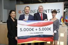 Spendenübergabe: 10.000 Euro für deutsch-französische Freundschaft