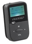 auvisio 2in1-Audio-Player & Sprachrekorder DMP-190.rec, MP3/WMA/WAV, LCD-Display, microSD