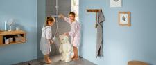 Urlaub zu Hause im Badezimmer